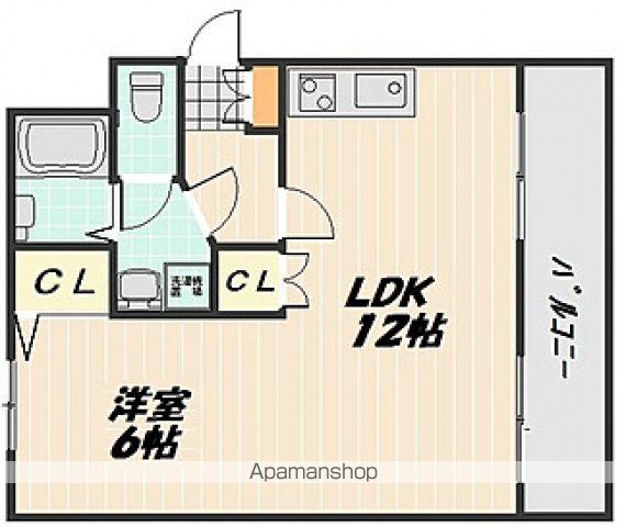 スカイシティ5番館の間取り写真