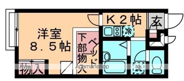 レオパレスサンサーラの間取り写真