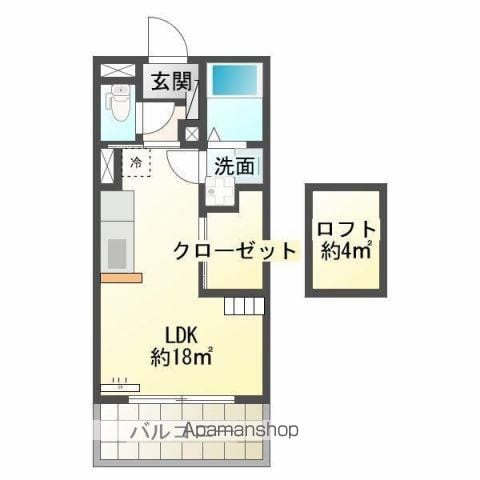 バンベールウエストの間取り写真