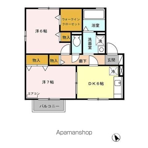 プレミール Cの間取り写真