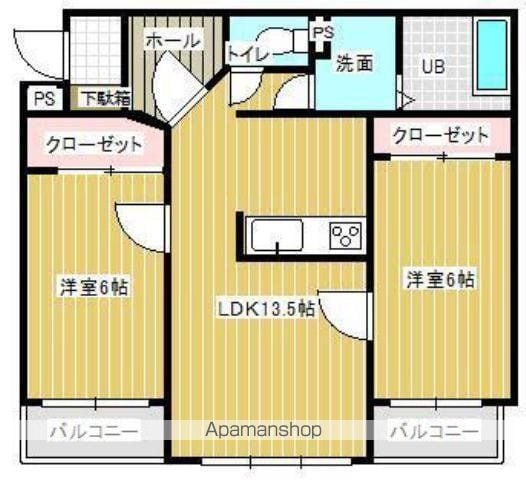 近鉄名古屋線 霞ヶ浦駅 徒歩12分 3階建 築17年の間取り写真