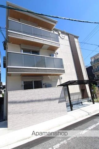 山陽本線 新白島駅 徒歩1分 3階建 築4年の外観写真