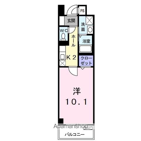 柏市豊町のマンションの間取り