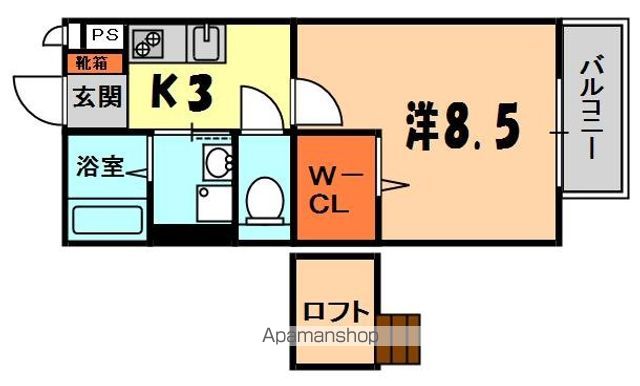 ブルースカイ山宗の間取り写真