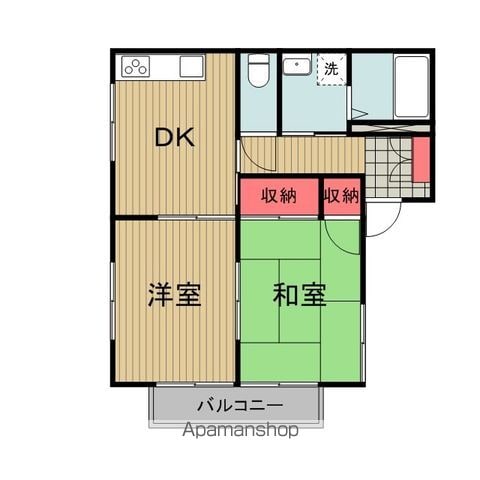 フレグランス喜多川の間取り写真