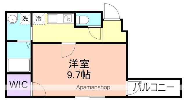 【和歌山市木広町のアパートの間取り】