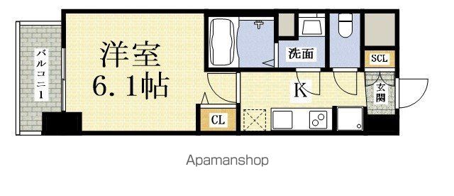 ARTIZA新大阪D.C.の間取り写真