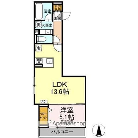 ヴィラ アンムート赤堤の間取り写真