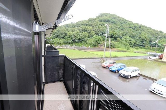 カメリアハイツ　Ｂ棟[2DK/50.42m2]のバルコニー