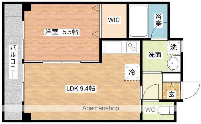 プラスパー築町の間取り写真