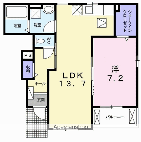ブライト ボナールの間取り写真