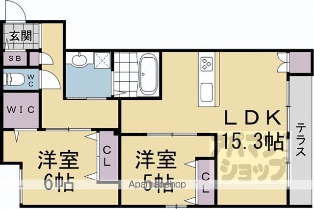 京都市伏見区桃山羽柴長吉東町ヘーベルメゾンの間取り写真