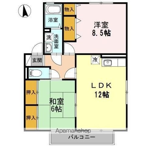 アクール D棟の間取り写真
