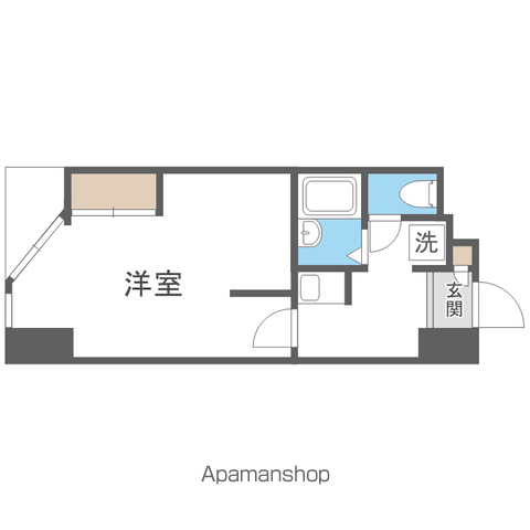 CANVASSすすきのの間取り写真
