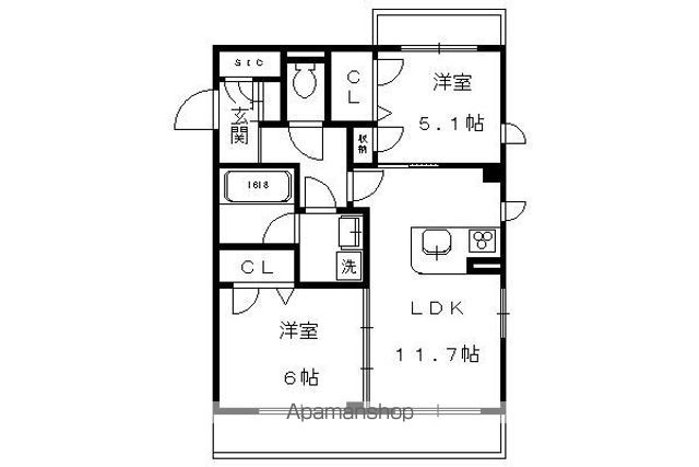 ROMAN BEL AIRの間取り写真