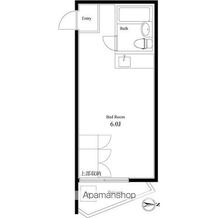 東京都世田谷区代田３丁目[1R/15m2]の間取図