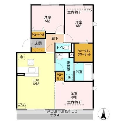 グランメゾン[3LDK/67.53m2]の間取図