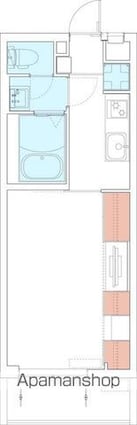 リブリ・ＪＳＮ[1K/26.08m2]の間取図