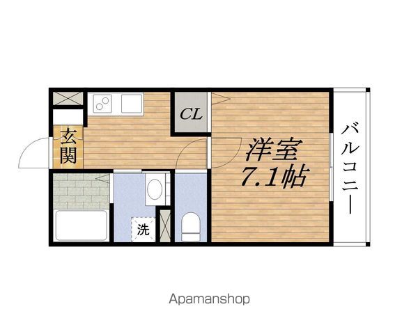 タウンコートユタカの間取り写真
