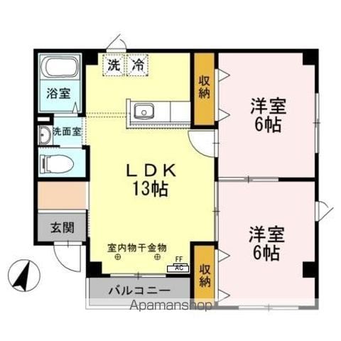 フォレスト楢山の間取り写真
