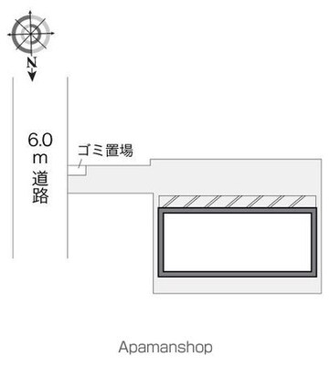 レオパレスシャルマン中野[1K/23.8m2]の配置図