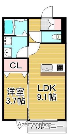 CS津福の間取り写真
