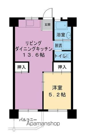 ビレッジハウス泉北栂タワー1号棟の間取り写真
