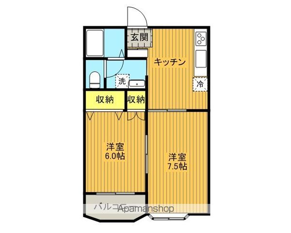 第二泉コーポの間取り写真