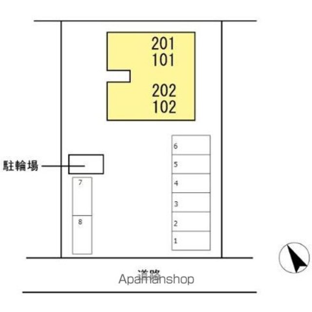 セジュール誠之[2LDK/55.44m2]の配置図