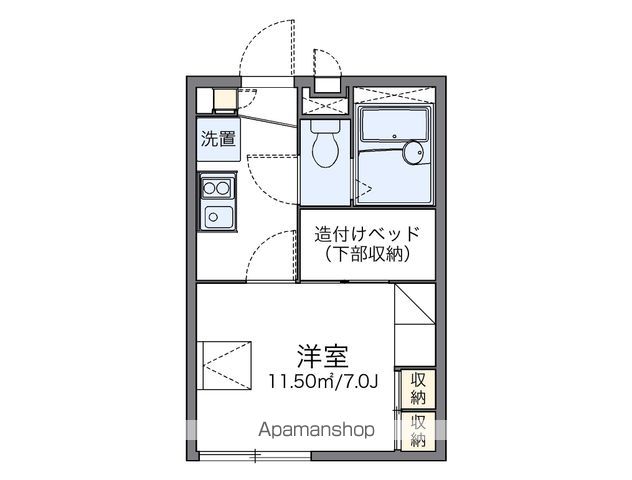 レオパレスサークルストーンの間取り写真