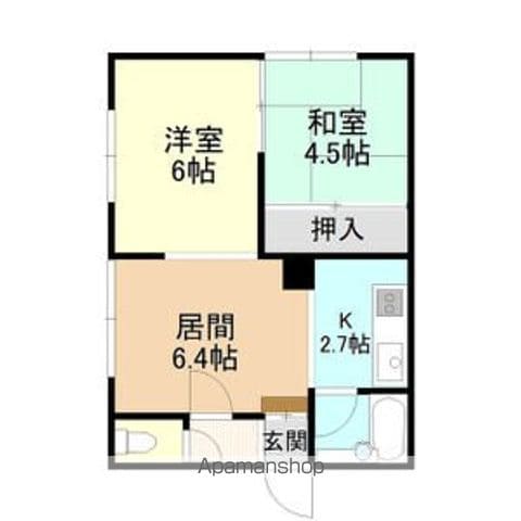 AIMIマンションの間取り写真