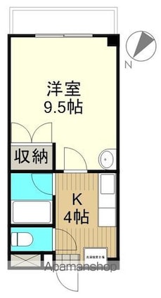 Ｆｏｒｅｓｔ皆実[1K/27.72m2]の間取図