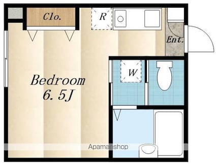 フォーエバーフィールド御殿山[1R/18.63m2]の間取図