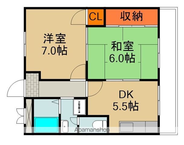 大西マンションの間取り写真