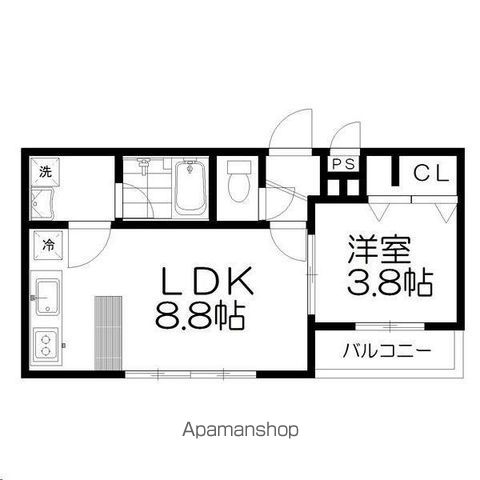 ローザハイム通町 東棟の間取り写真