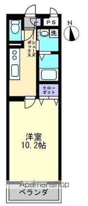 マリベールＹＵＭＥ[1K/32.16m2]の間取図