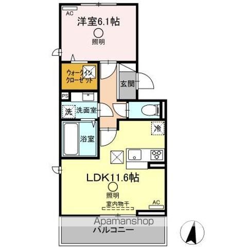 クレリアの間取り写真