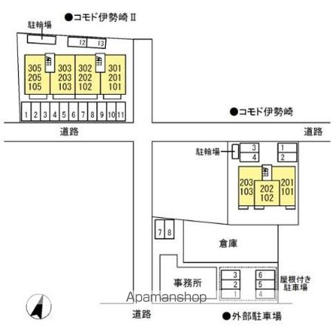 【コモド伊勢崎Ⅱの写真】