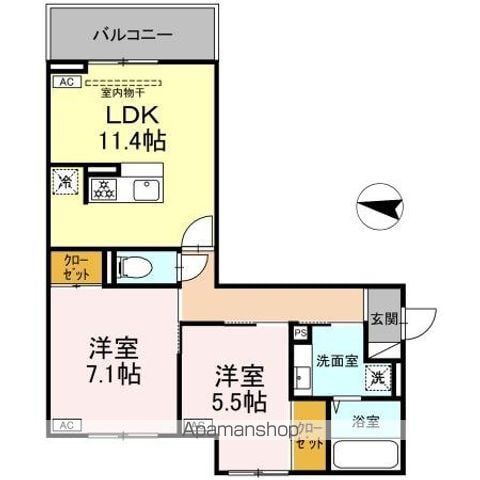 アンシャンテ知立の間取り写真