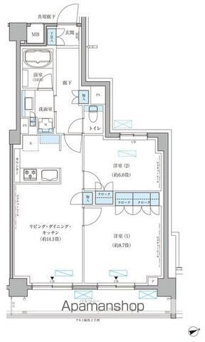 パークアクシス文京本郷の間取り写真