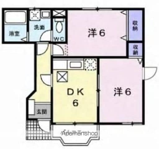 サンパティークの間取り写真