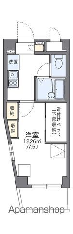 レオパレスユリパレス柏木の間取り写真