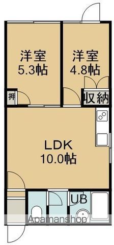 五稜郭パークハイツの間取り写真