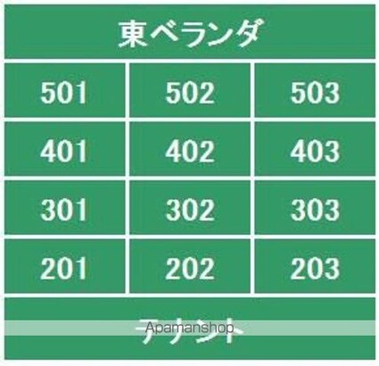 佐伯ビルディングスＮｏ．１２[1K/21.08m2]の配置図