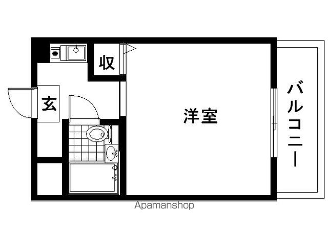 猪名寺パークマンション1の間取り写真