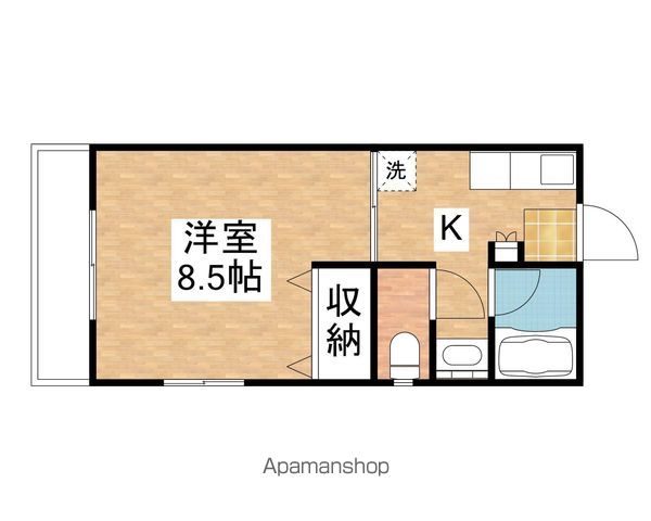 コーポBEEHOUSEの間取り写真
