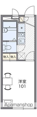 レオパレス影取の間取り写真