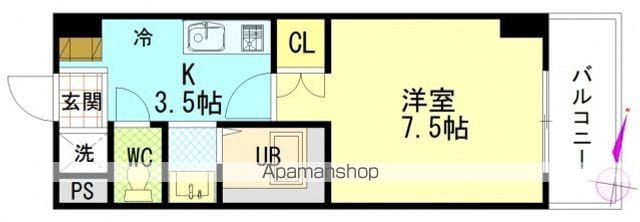 アトラクティブハイムの間取り写真