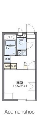 レオパレス幹[1K/20.28m2]の間取図