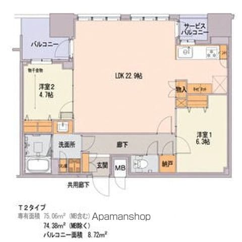 SーRESIDENCE千種BELVIA TOWER(べルヴィアタの間取り写真